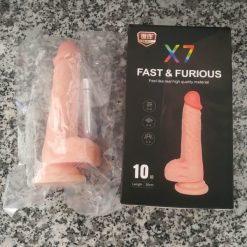 Dương vật giả X7 hít tường và rung 10 chế độ 5