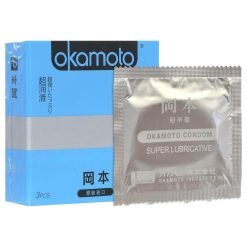 Bao cao su Okamoto Super Lubricative siêu mỏng nhiều gel hộp 3 cái 2