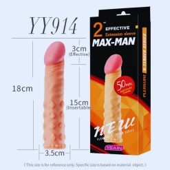 Bao cao su đôn dên bi nổi 5cm Yeain Maxman YY914 5