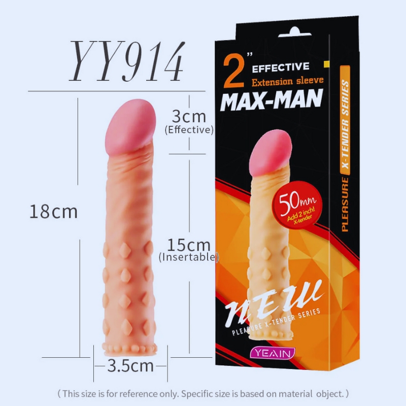 bao-don-den-5cm-maxman-yy914-6 Bao cao su đôn dên bi nổi 5cm Yeain Maxman YY914 5