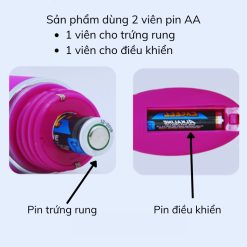 Máy rung tình yêu mini điều khiển từ xa Pretty Love 5