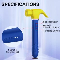 Máy thủ dâm hình búa 4 trong 1 Hammer 2