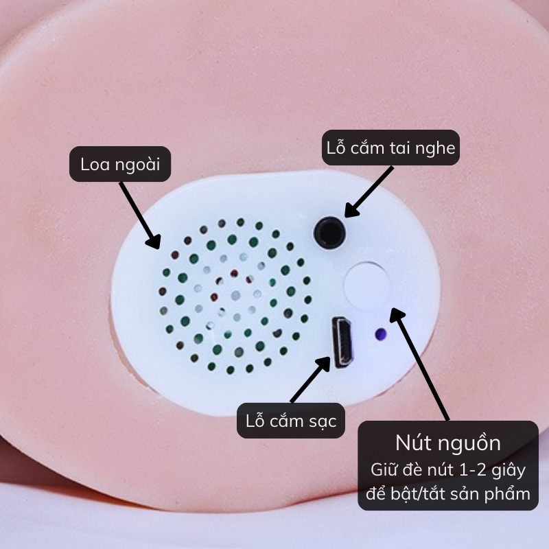 mong-nguyen-khoi-rung-ren-cam-ung-Jiuai-Huanse-3-5kg-6 Mông giả silicone có rung và rên Jiuai Huanse 3.5kg 5