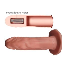 Dương vật giả có dây đeo và rung Lovetoy Stap On 4