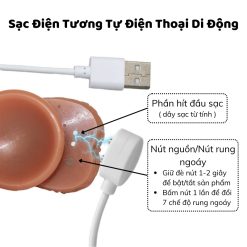 Dương vật giả rung và ngoáy HMJ 6