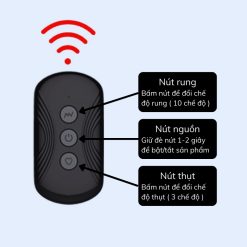 Máy rung kích thích hậu môn có thụt Rohs 7