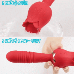Máy rung vùng kín có thụt và liếm Mengma Hgod 4