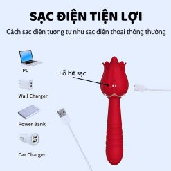 Máy rung vùng kín có thụt và liếm Mengma Hgod 5