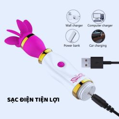 Máy liếm âm đạo xoay cánh quạt Haoqi 4