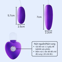 Trứng rung giá rẻ 2 đầu MizzZee 6