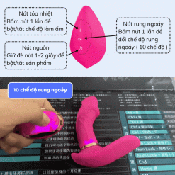 Máy rung hình dương vật Wearable 6