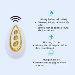 Máy rung hột le có liếm Wearable 6
