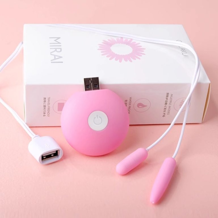 Trứng rung mini 2 đầu Galaku Mirai - Cà Tím 18