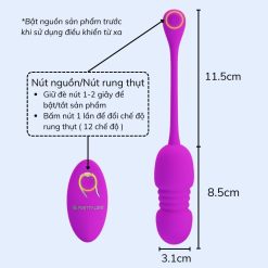 Trứng rung cao cấp có thụt Pretty Love Callieri 7