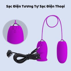 Trứng rung kết hợp lưỡi liếm cao cấp Pretty Love Daisy 5
