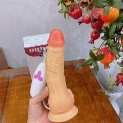 Cu giả rung ngoáy dildo màu da 4