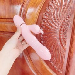 Dương vật giả tai thỏ cầm tay có thụt 1