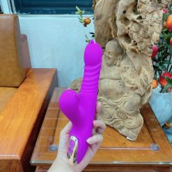 Dương vật giả cao cấp thụt hút hột le