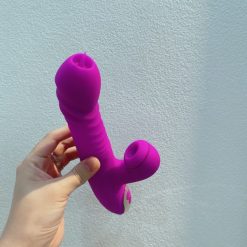 Dương vật giả cao cấp thụt hút hột le 1