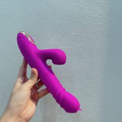 Dương vật giả cao cấp thụt hút hột le 2