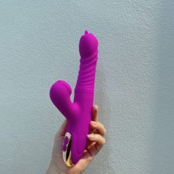 Dương vật giả cao cấp thụt hút hột le 3